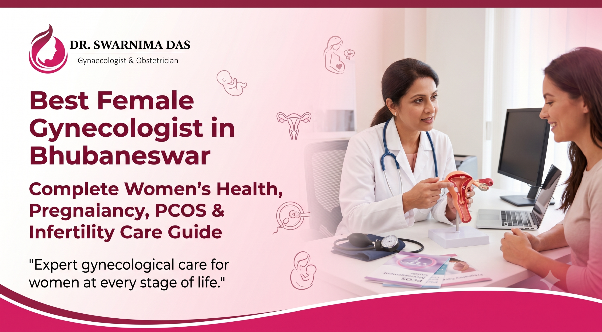 Best female gynecologist in Bhubaneswar consulting a patient