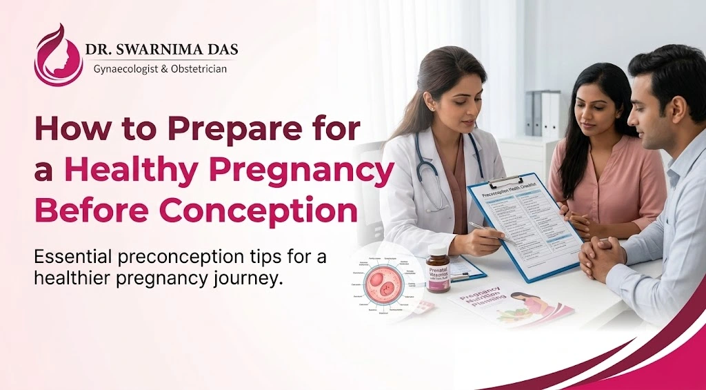 Woman discussing preconception pregnancy planning with a gynecologist in Bhubaneswar